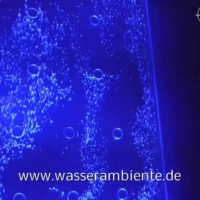 Aqualon Wasserwand mit Luftsprudel-Effekt und Beleuchtung